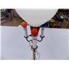 Image 2 : Vintage Floor lamp - 62" tall (3 colored bulbs) - with misc shade