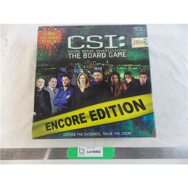 CSI The Board Game - sealed