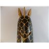 Image 2 : Carved Tiki Mask - giraffe (driftwood?) - 39" long