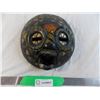 Image 1 : Carved Tiki Mask - wooden - 10" round