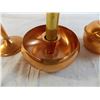 Image 3 : 3 different copper candle holders