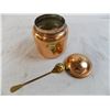 Image 3 : Copper Jam jar w/ spoon