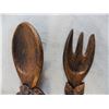 Image 3 : Copper painted wooden salad spoons