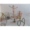 Image 3 : metal kitchen racks + large red tree ornament