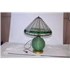 Image 4 : *Retro Glass shaded lamp (working)