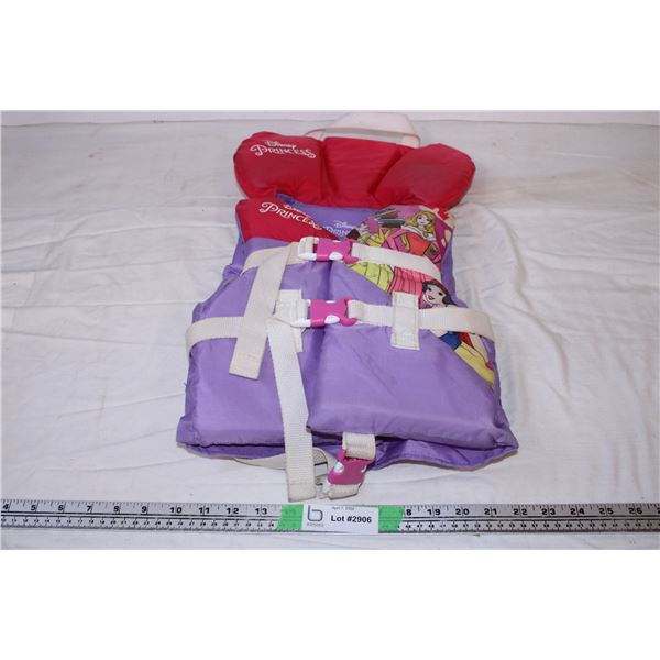 Disney Princess Life Jacket 30-60lbs