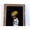 Image 2 : Painting on felt - boy praying - 23" tall