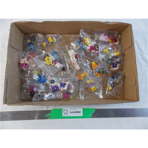 (25) lego people figures - sealed packages