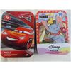 Image 2 : (4) Mini puzzles in tins - Lion King, Cars, Dumbo, Monsters Inc