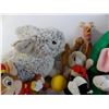 Image 4 : lot of dog toys - some squeaker, rubber chickens, etc