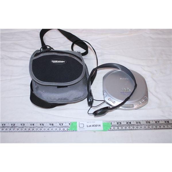 Sony CD WalkMan with headphones