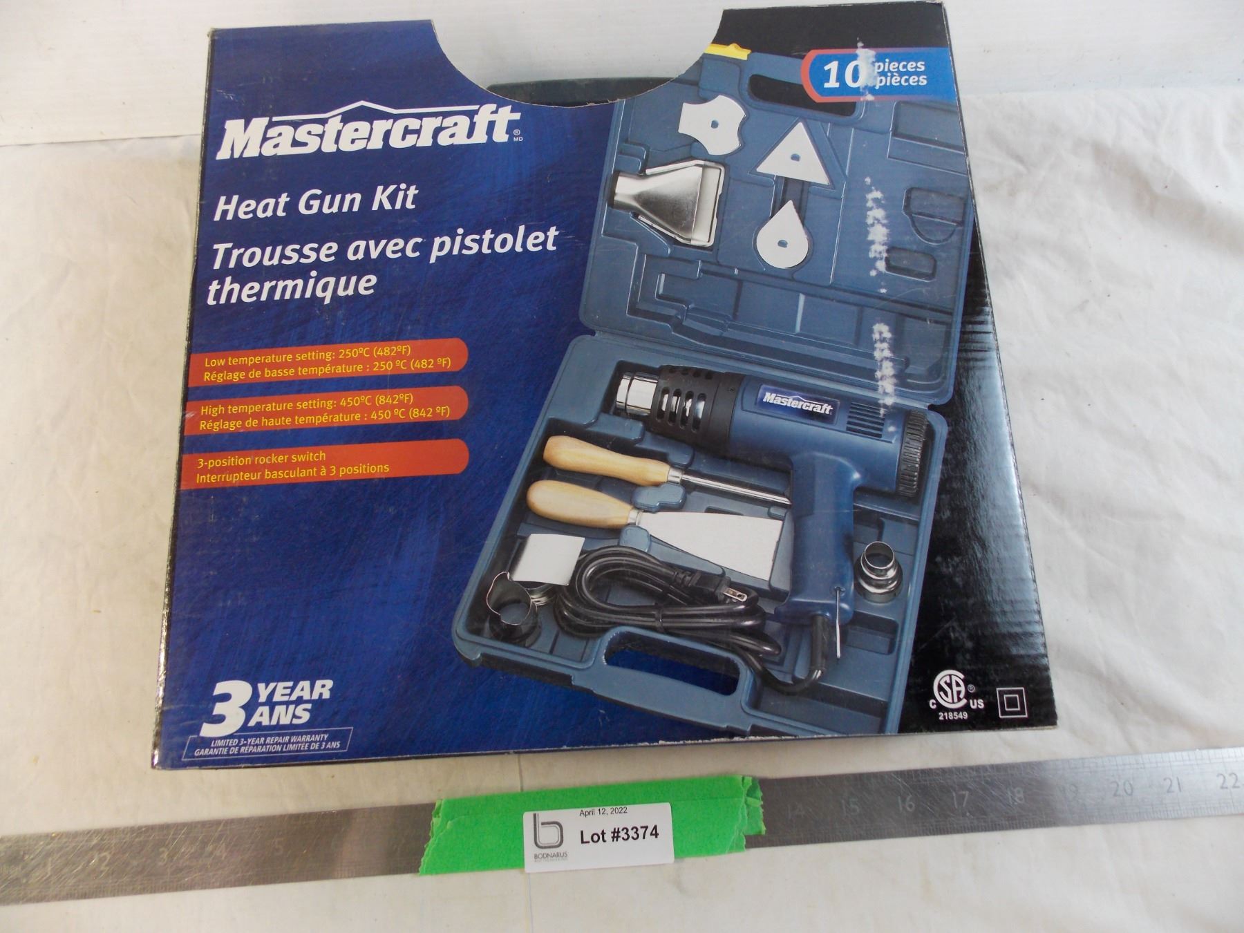 Mastercraft heat gun kit