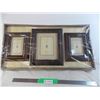 3 picture frame set in package
