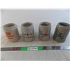 Image 1 : (4) Ceramic mugs - German beer companies