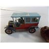 Image 2 : Model T die-cast Clock + Plastic cadillac 1910 + Wooden Car