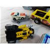 Image 2 : Tonka Truck + Trailer, Ferrari (radio shack) + various plastic trucks + toys