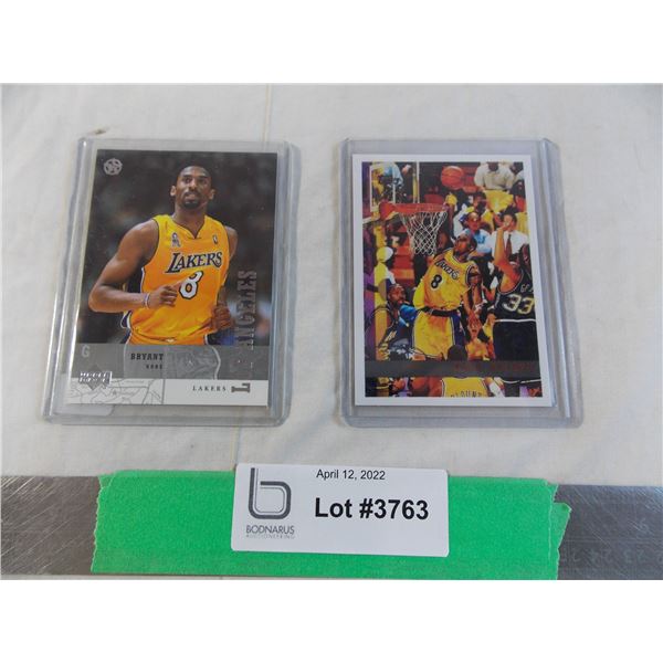 (2) Kobe Bryant basketball cards