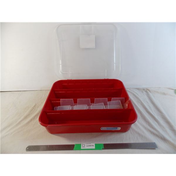 Sterilite storage container compartmental organizer