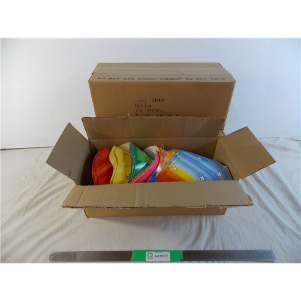 3 boxes of party hats (72 per box) - 2 boxes are sealed