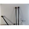 Image 2 : Over the door towel rack, TV stand, curtain rods