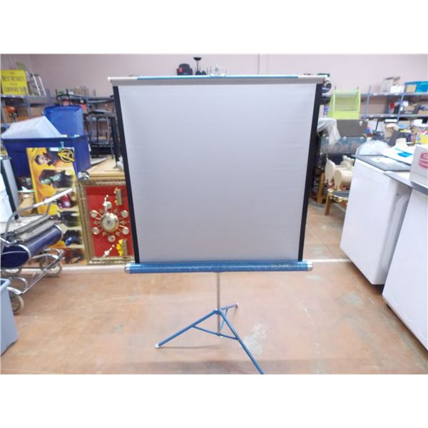 Vintage tripod screen - 48  wide - 68  total height