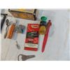 Image 4 : Bullet Lighter, Meteor (japan) lighter, Barber Brush + Razor, bottle + letter openers