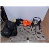 Image 1 : *Area Rug (dirty) + Reebok Bag (Torn + dirty) + reflective work clothes (coveralls)