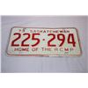 Image 3 : Saskatchewan 1973,76 License Plates (2)