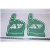 Image 1 : Saskatchewan Roughriders foam fingers