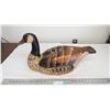 Image 1 : Wooden goose - 24" long - signed Tom Taber Hersey Kyle Sr.