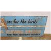 Image 9 : Win cash CFQC Radio tin sign - double sided (both sides different) - 70" x 21"