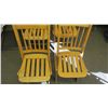 Image 2 : *(4) Folding wooden lawn chairs (1940's?)