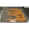 Image 6 : *(4) Folding wooden lawn chairs (1940's?)