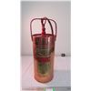 Image 1 : 5 gallon copper (brass plate) fire extinguisher - cannot ship