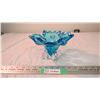 Image 1 : Blue art glass piece