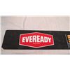 Image 2 : Eveready battery - metal sign - 33x6 (double sided, french + english)