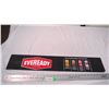 Image 5 : Eveready battery - metal sign - 33x6 (double sided, french + english)