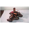 Image 2 : Wooden police motorcycle with sidecar - 20x15