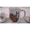 Image 2 : Mix lot of glassware - horse mug + misc