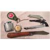 Image 2 : Mixed lot - jackknife, lighter, watch, bottle opener