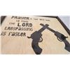 Image 3 : No trespassing wood sign - 17x14.5