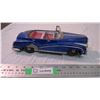 Image 1 : Pressed metal toy car - blue (battery operated)