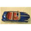 Image 2 : Pressed metal toy car - blue (battery operated)