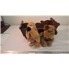 Image 1 : (2) stuffed toys with cradle - wooden