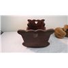 Image 4 : (2) stuffed toys with cradle - wooden