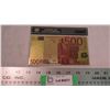 Image 1 : Gold & Banknote 500 EURO - Can not guarantee authenticity