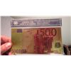 Image 2 : Gold & Banknote 500 EURO - Can not guarantee authenticity