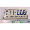 Image 1 : 1976 Saskatchewan license plate