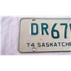 Image 2 : 1974 Saskatchewan license plate - dealer low number
