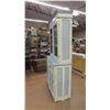 Image 2 : Vintage Kitchen Cupboard cabinet - 2 piece - 84" tall 44" long - (missing one glass) home made